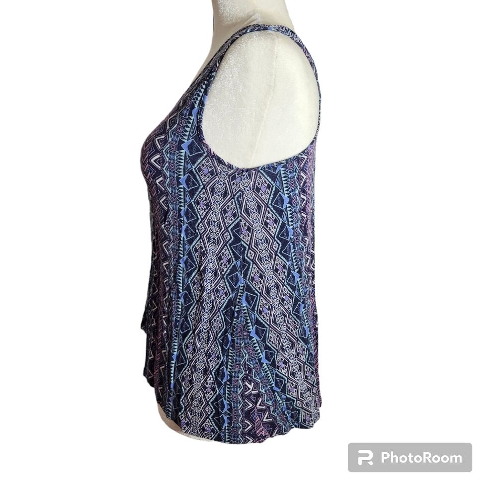Pink Rose Multi Colored Tank - Picture 4 of 7